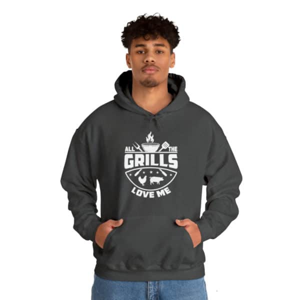 All The Grills Love Me Unisex Heavy Blend™ Hooded Sweatshirt - Image 15