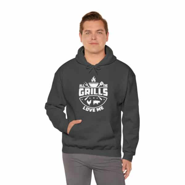 All The Grills Love Me Unisex Heavy Blend™ Hooded Sweatshirt - Image 17