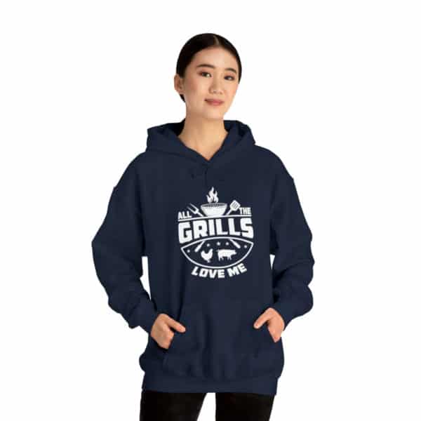 All The Grills Love Me Unisex Heavy Blend™ Hooded Sweatshirt - Image 41