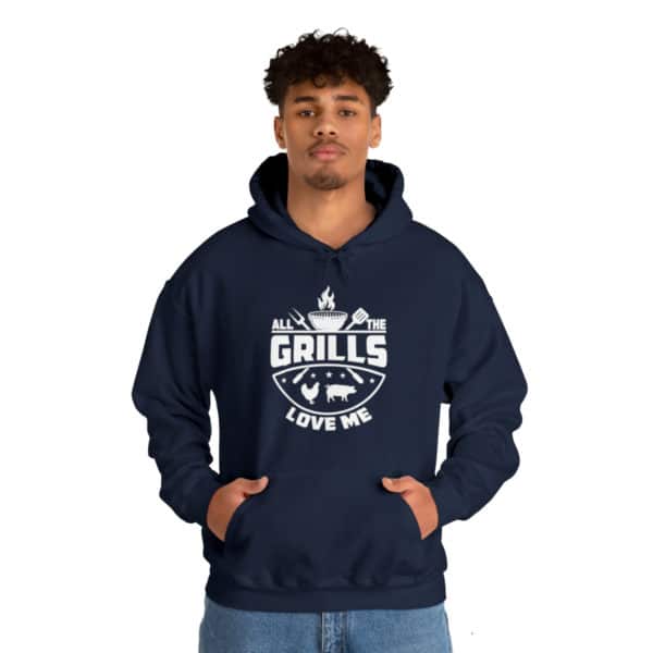 All The Grills Love Me Unisex Heavy Blend™ Hooded Sweatshirt - Image 42