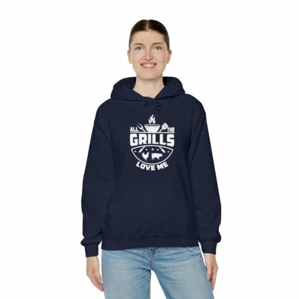 All The Grills Love Me Unisex Heavy Blend™ Hooded Sweatshirt - Image 43