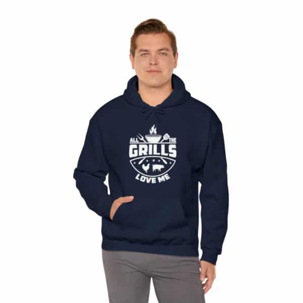 All The Grills Love Me Unisex Heavy Blend™ Hooded Sweatshirt - Image 44