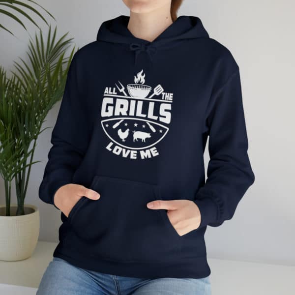 All The Grills Love Me Unisex Heavy Blend™ Hooded Sweatshirt - Image 45