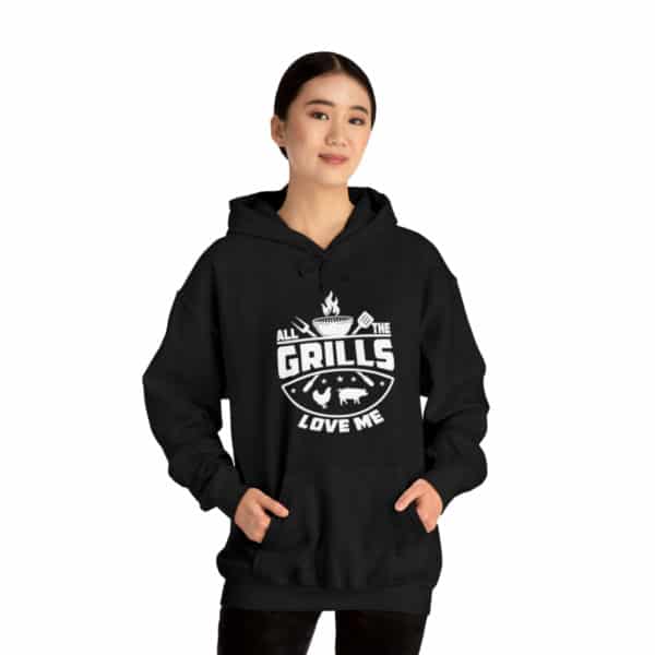 All The Grills Love Me Unisex Heavy Blend™ Hooded Sweatshirt - Image 5