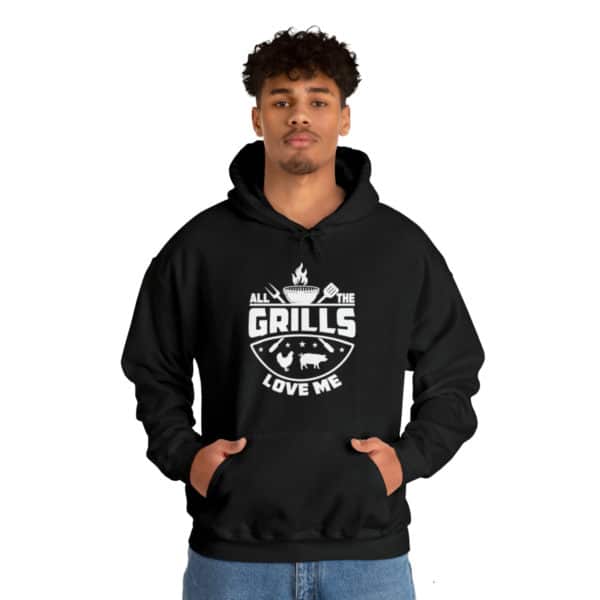 All The Grills Love Me Unisex Heavy Blend™ Hooded Sweatshirt - Image 6