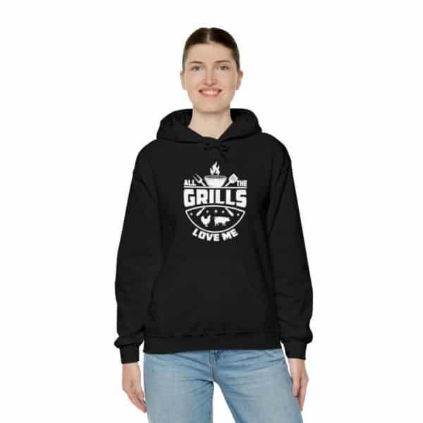 All The Grills Love Me Unisex Heavy Blend™ Hooded Sweatshirt - Image 7