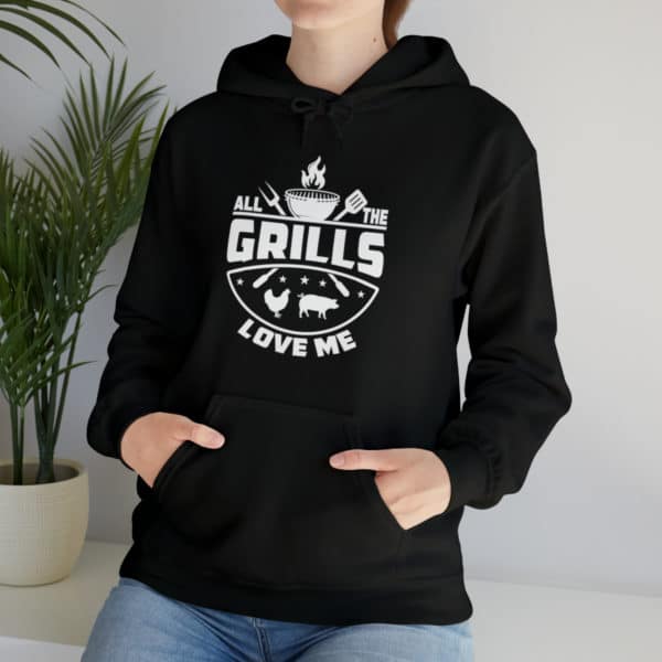 All The Grills Love Me Unisex Heavy Blend™ Hooded Sweatshirt - Image 9