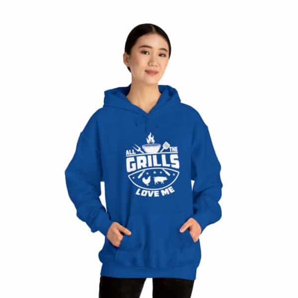 All The Grills Love Me Unisex Heavy Blend™ Hooded Sweatshirt - Image 32