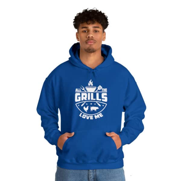 All The Grills Love Me Unisex Heavy Blend™ Hooded Sweatshirt - Image 33