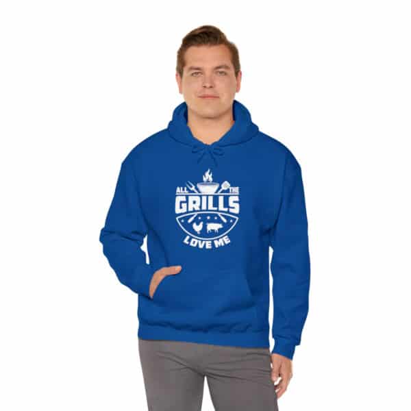 All The Grills Love Me Unisex Heavy Blend™ Hooded Sweatshirt - Image 35