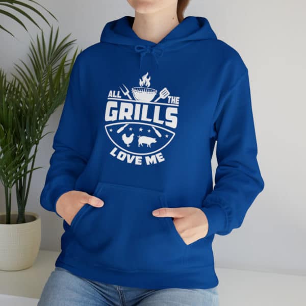 All The Grills Love Me Unisex Heavy Blend™ Hooded Sweatshirt - Image 36