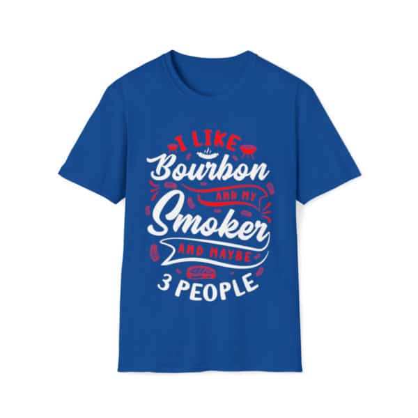 Burbon And Smoker, Graphic Tee, Gift Shirt, Funny Grilling Shirt, Unisex Softstyle T-Shirt - Image 10