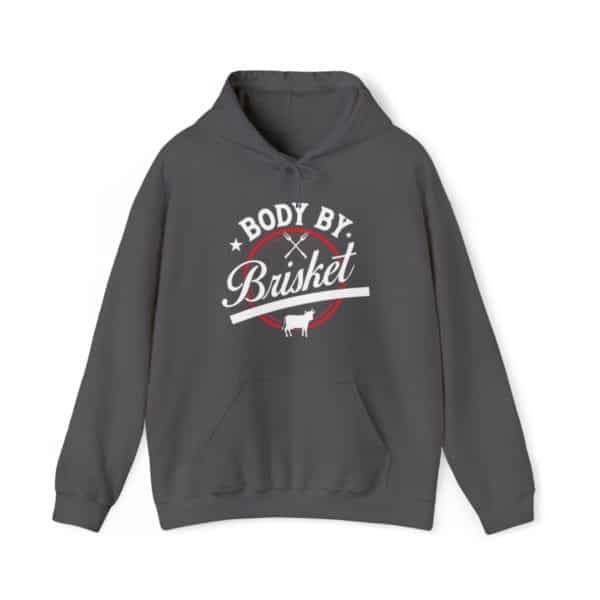 Body By Brisket Unisex Heavy Blend™ Hooded Sweatshirt - Image 9