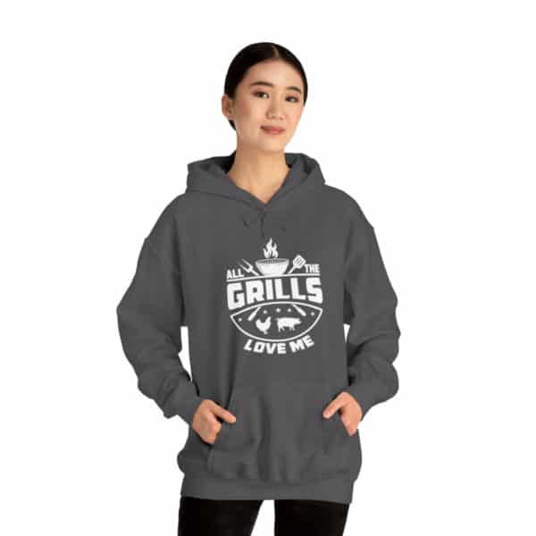 All The Grills Love Me Unisex Heavy Blend™ Hooded Sweatshirt - Image 23