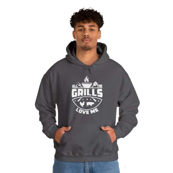 All The Grills Love Me Unisex Heavy Blend™ Hooded Sweatshirt - Image 24