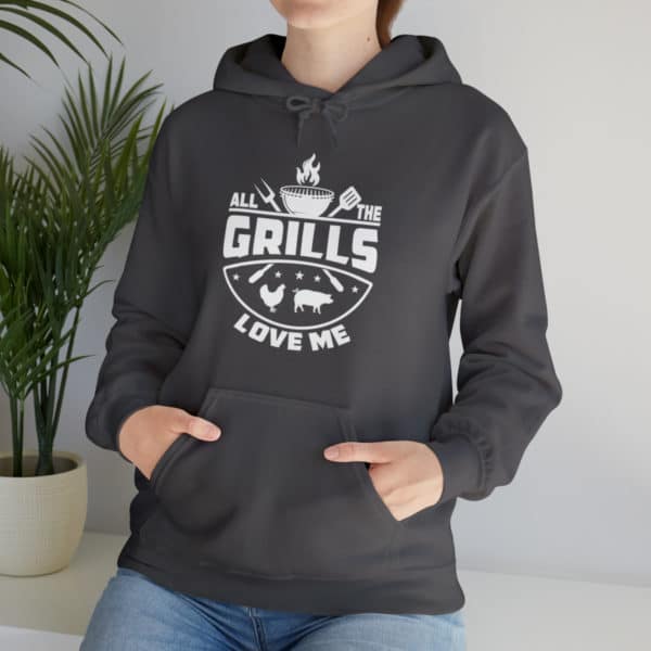 All The Grills Love Me Unisex Heavy Blend™ Hooded Sweatshirt - Image 27