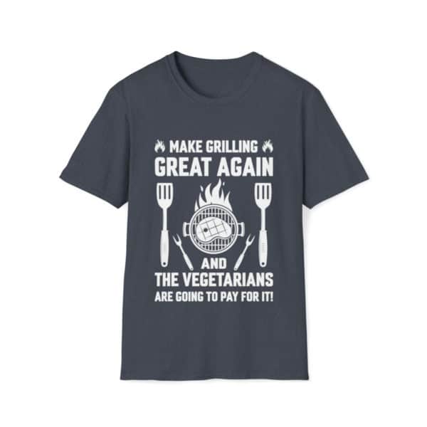 Make Grilling Great Again, Grilling Shirt, Grill Dad, Grill Mom, Graphic Tee, Unisex Softstyle T-Shirt - Image 16