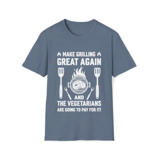 Make Grilling Great Again, Grilling Shirt, Grill Dad, Grill Mom, Graphic Tee, Unisex Softstyle T-Shirt - Image 4