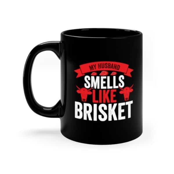 Funny Brisket Mug 11oz Black Mug - Image 2