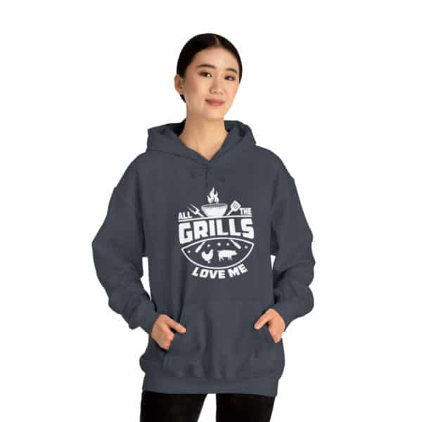 All The Grills Love Me Unisex Heavy Blend™ Hooded Sweatshirt - Image 50