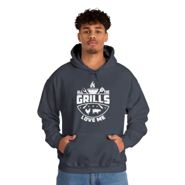 All The Grills Love Me Unisex Heavy Blend™ Hooded Sweatshirt - Image 51