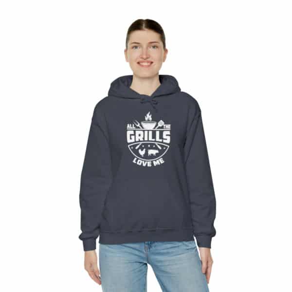 All The Grills Love Me Unisex Heavy Blend™ Hooded Sweatshirt - Image 52