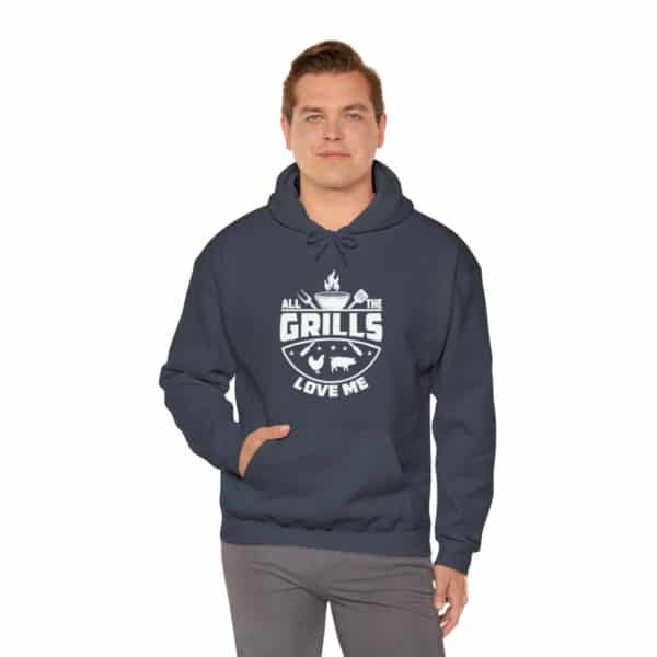 All The Grills Love Me Unisex Heavy Blend™ Hooded Sweatshirt - Image 53