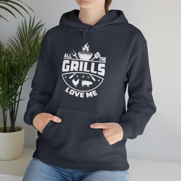 All The Grills Love Me Unisex Heavy Blend™ Hooded Sweatshirt - Image 54