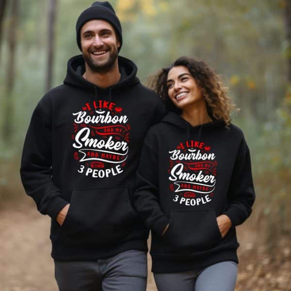 Burbon And Smoker Unisex Heavy Blend™ Hooded Sweatshirt